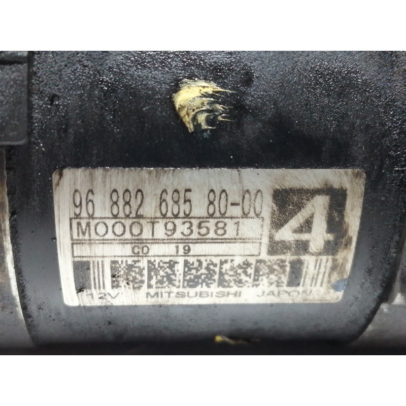 Recambio de motor arranque para peugeot 207 confort referencia OEM IAM 9688268580 M000T93581 