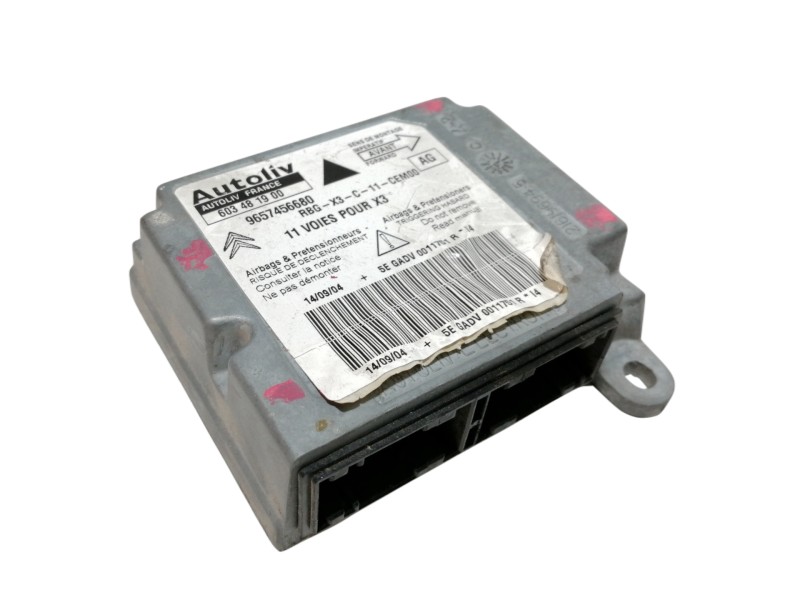 Recambio de centralita airbag para citroën c5 berlina attraction referencia OEM IAM 9657456680  