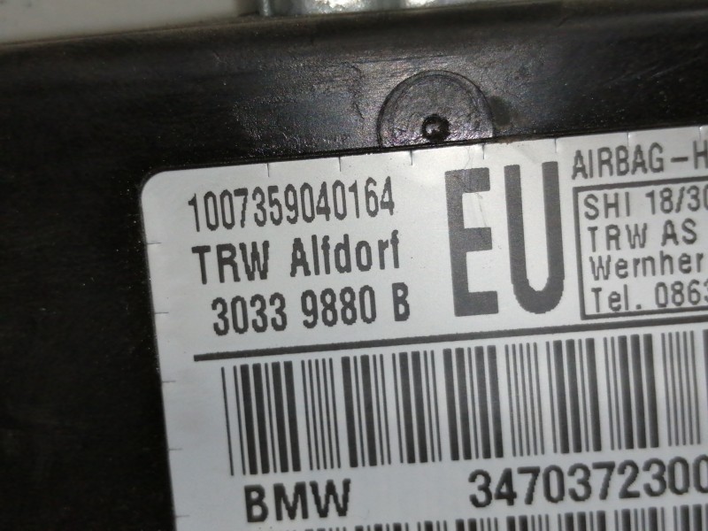 Recambio de airbag lateral delantero derecho para bmw serie 3 berlina (e46) 330xd referencia OEM IAM 30339880B  
