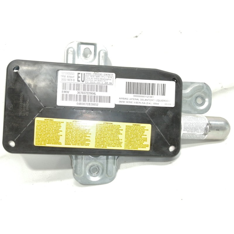 Recambio de airbag lateral delantero izquierdo para bmw serie 3 berlina (e46) 330xd referencia OEM IAM 30339879B  