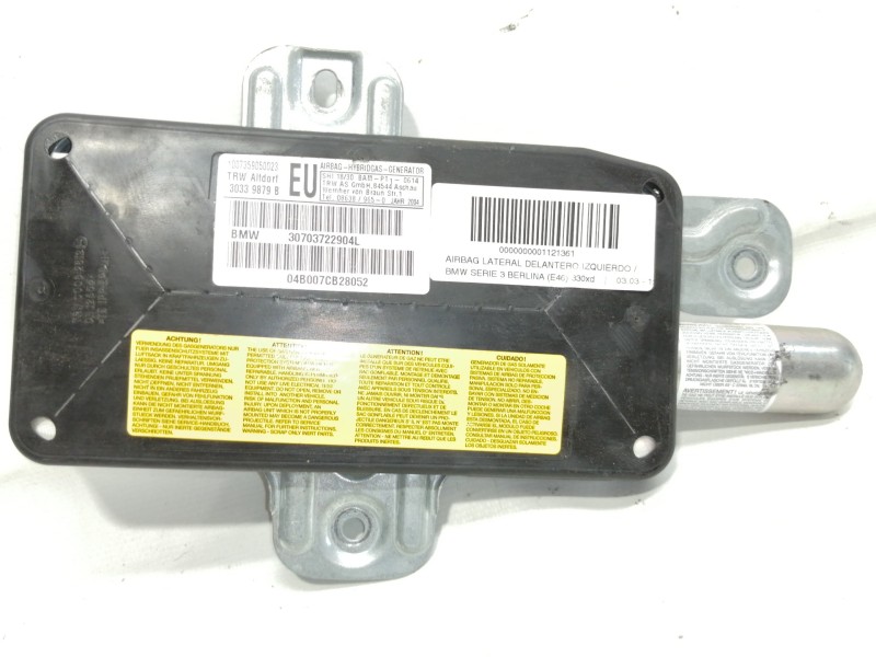 Recambio de airbag lateral delantero izquierdo para bmw serie 3 berlina (e46) 330xd referencia OEM IAM 30339879B  
