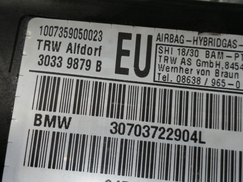Recambio de airbag lateral delantero izquierdo para bmw serie 3 berlina (e46) 330xd referencia OEM IAM 30339879B  