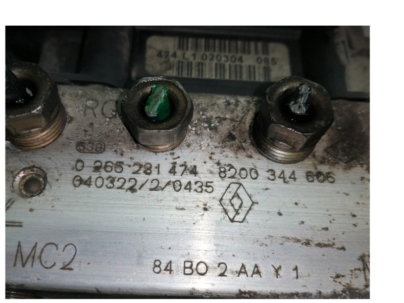 Recambio de abs para renault scenic ii confort authentique referencia OEM IAM 8200344606 0265281474 