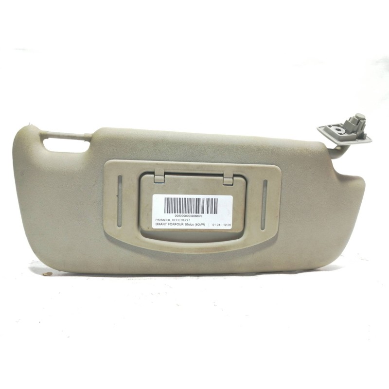 Recambio de parasol derecho para smart forfour básico (80kw) referencia OEM IAM   