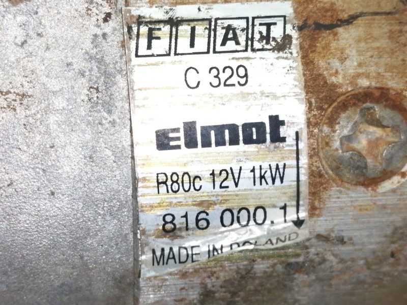 Recambio de motor arranque para fiat seicento (187) sx referencia OEM IAM 8160001  