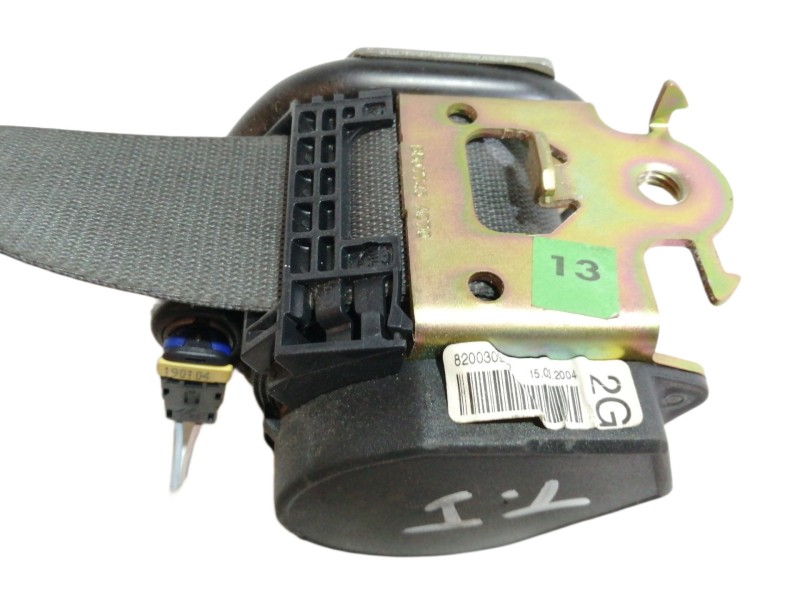 Recambio de cinturon seguridad trasero izquierdo para renault scenic ii confort authentique referencia OEM IAM 8200309237  
