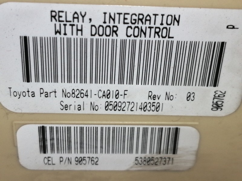 Recambio de caja reles / fusibles para toyota avensis berlina (t25) 2.0 d4-d executive sedán (4-ptas) referencia OEM IAM 82641  