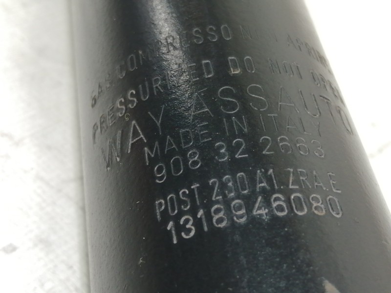 Recambio de amortiguador trasero izquierdo para peugeot boxer caja cerrada (rs2850)(230)(´02) 1400 td techo elevado referencia O