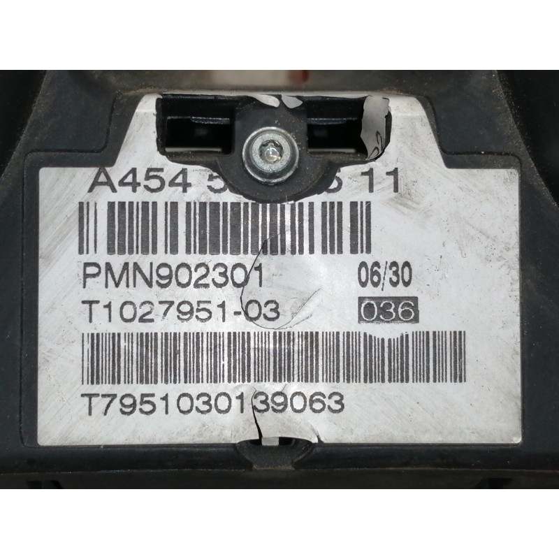 Recambio de cuadro instrumentos para smart forfour cdi (70kw) referencia OEM IAM A4545404511 T102795103 T7951030139063 PMN902301