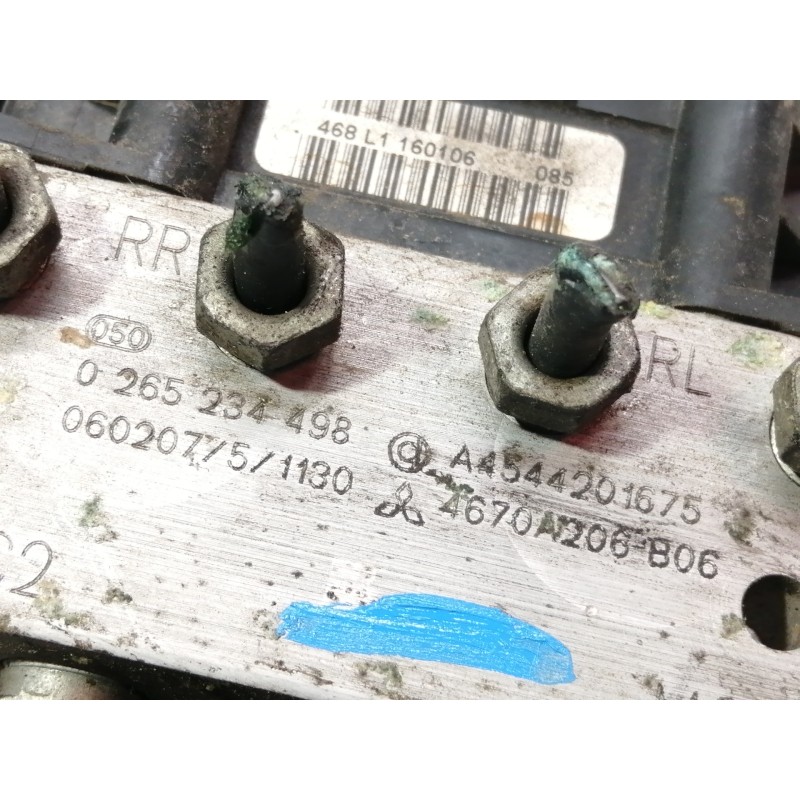 Recambio de abs para smart forfour cdi (70kw) referencia OEM IAM 0265234498 A4544201675 06020751130 / 4670A206B06