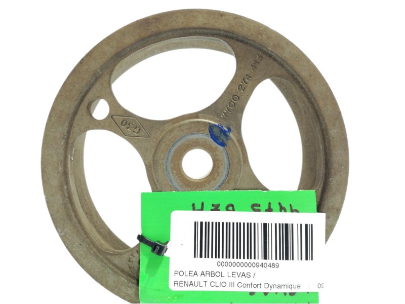 Recambio de polea arbol levas para renault clio iii confort dynamique referencia OEM IAM 7700274413  