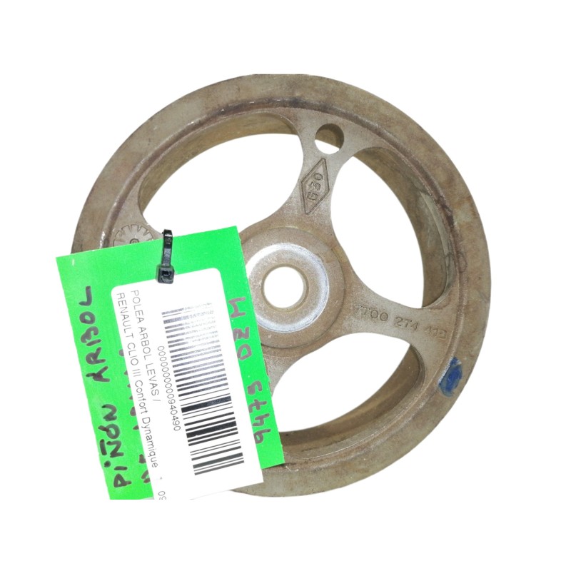 Recambio de polea arbol levas para renault clio iii confort dynamique referencia OEM IAM 7700274413  