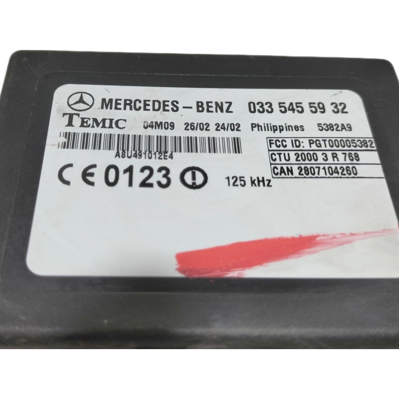 Recambio de centralita airbag para mercedes-benz sprinter 02.00  caja cerrada, techo elevado 308 cdi (903.663) referencia OEM IA