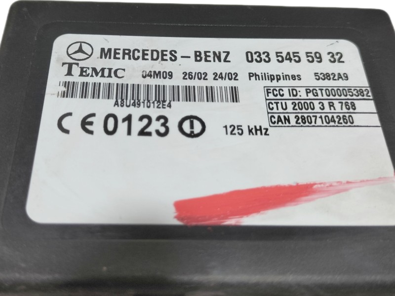 Recambio de centralita airbag para mercedes-benz sprinter 02.00  caja cerrada, techo elevado 308 cdi (903.663) referencia OEM IA