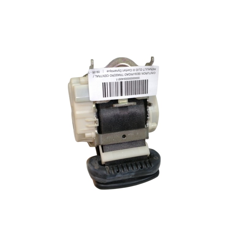 Recambio de cinturon seguridad trasero central para renault clio iii confort dynamique referencia OEM IAM 33056057A  
