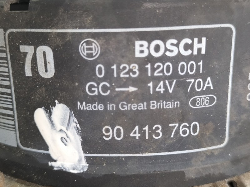Recambio de alternador para opel corsa b gsi referencia OEM IAM 90413760  
