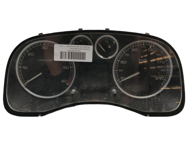 Recambio de cuadro instrumentos para peugeot 307 berlina (s2) xr referencia OEM IAM P9647538480A01 JCAECMBT5C3CEM00 216747776 NS