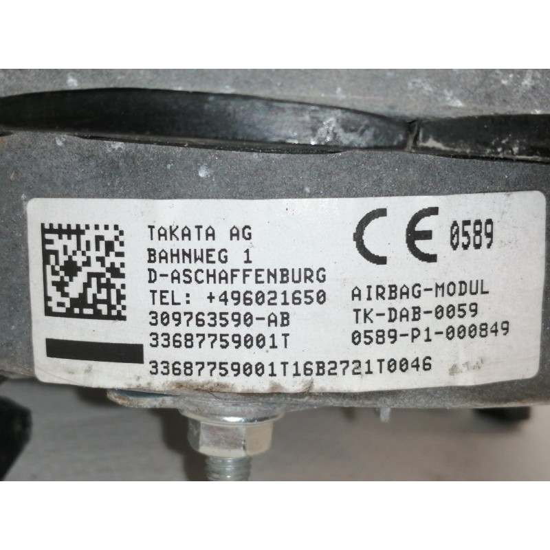 Recambio de airbag delantero izquierdo para bmw serie 3 berlina (e46) 320d referencia OEM IAM 309763590AB  
