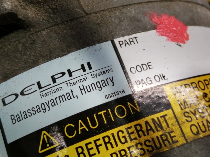 Recambio de compresor aire acondicionado para renault espace iv (jk0) authentique referencia OEM IAM 6561318  