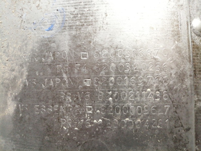 Recambio de cubrecarter para renault espace iv (jk0) authentique referencia OEM IAM 8200009626  