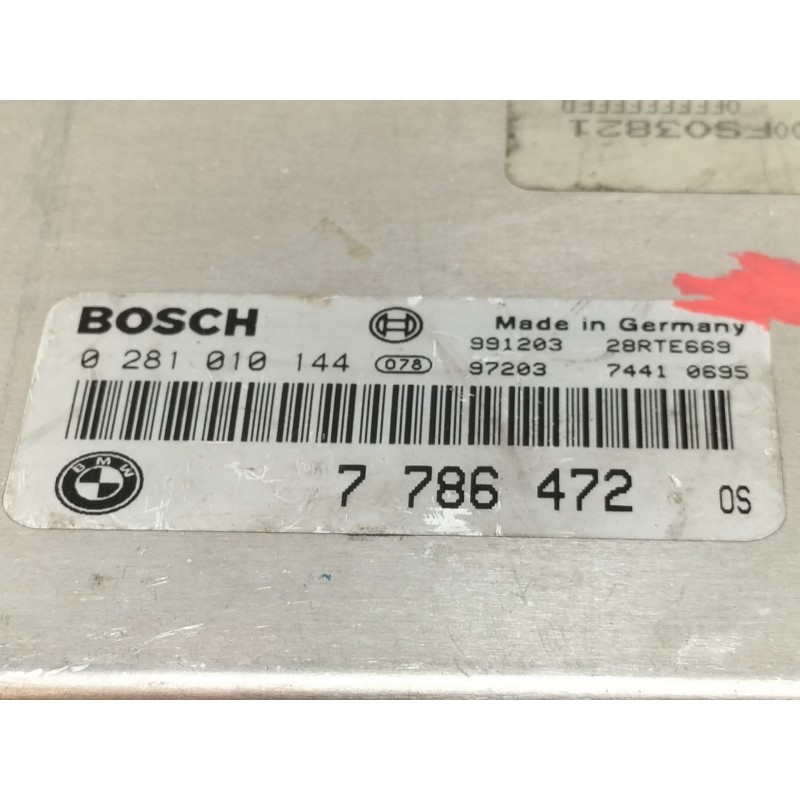 Recambio de centralita motor uce para bmw serie 5 berlina (e39) 530d referencia OEM IAM 0281010144  