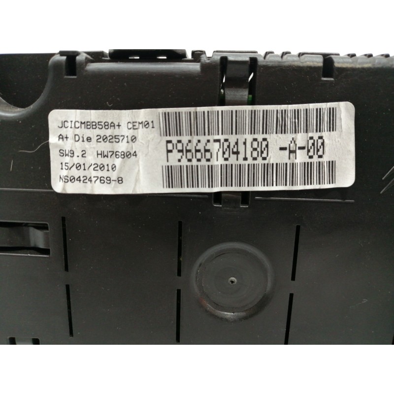 Recambio de cuadro instrumentos para citroën c4 picasso sx referencia OEM IAM P9666704180 9666704180A00 281129745D / 281129745