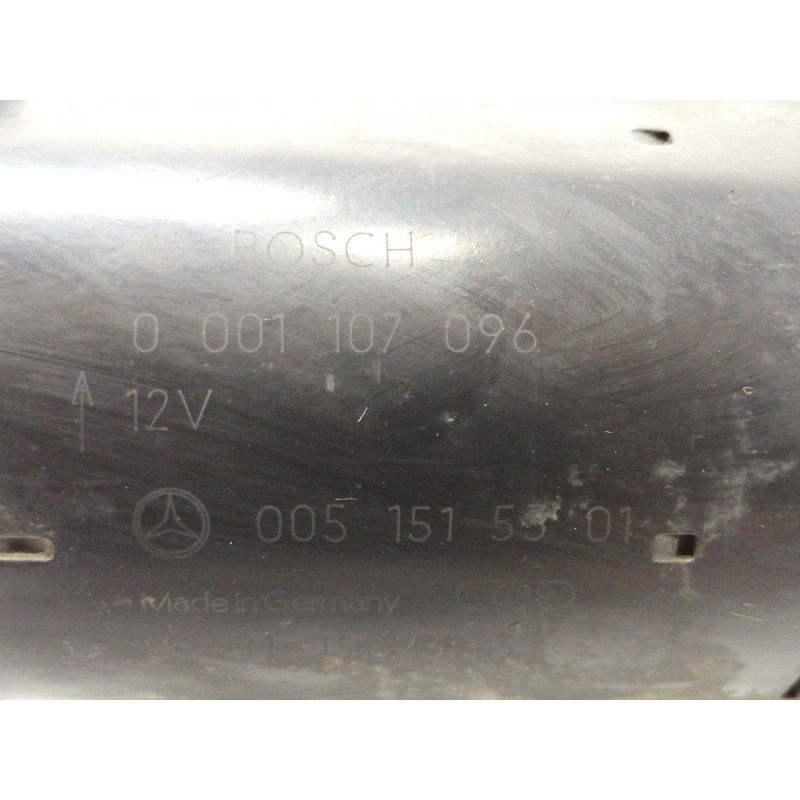 Recambio de motor arranque para mercedes-benz clase c (w203) sportcoupe c 200 compressor (203.745) referencia OEM IAM 0001107096