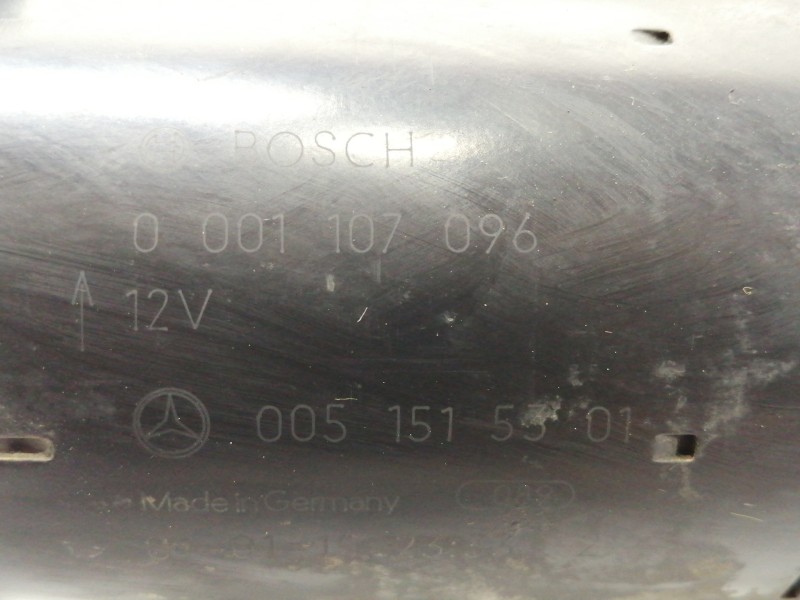 Recambio de motor arranque para mercedes-benz clase c (w203) sportcoupe c 200 compressor (203.745) referencia OEM IAM 0001107096