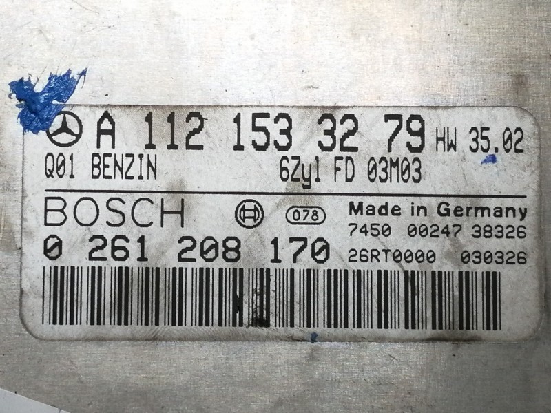 Recambio de centralita motor uce para mercedes-benz clase sl (w230) roadster 500 (230.475) referencia OEM IAM A1121533279 026120