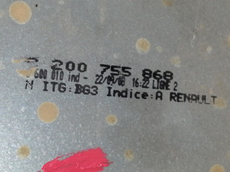 Recambio de palanca cambio para renault modus dynamique referencia OEM IAM 3550110  