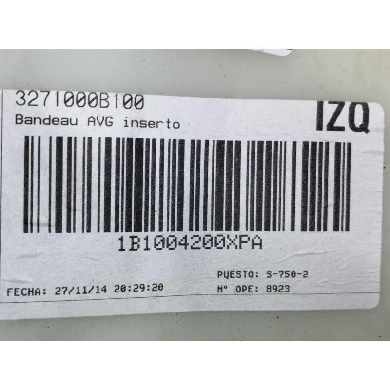 Recambio de guarnecido puerta delantera izquierda para citroën c4 picasso 1.6 e-hdi fap referencia OEM IAM 6307126163 6307126435