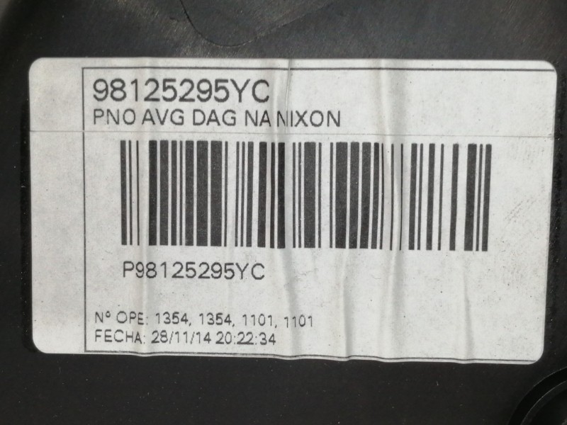 Recambio de guarnecido puerta delantera izquierda para citroën c4 picasso 1.6 e-hdi fap referencia OEM IAM 6307126163 6307126435