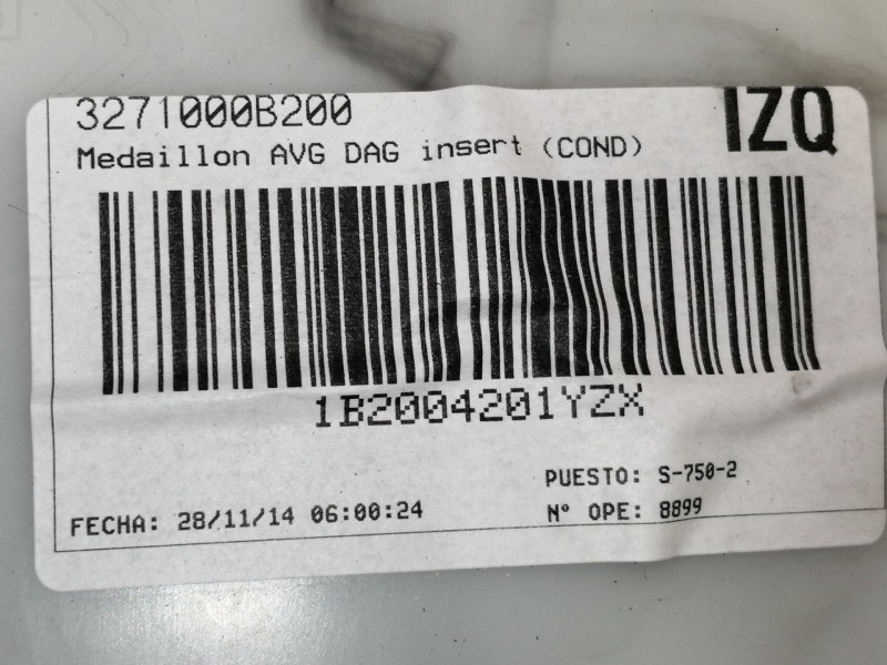Recambio de guarnecido puerta delantera izquierda para citroën c4 picasso 1.6 e-hdi fap referencia OEM IAM 6307126163 6307126435