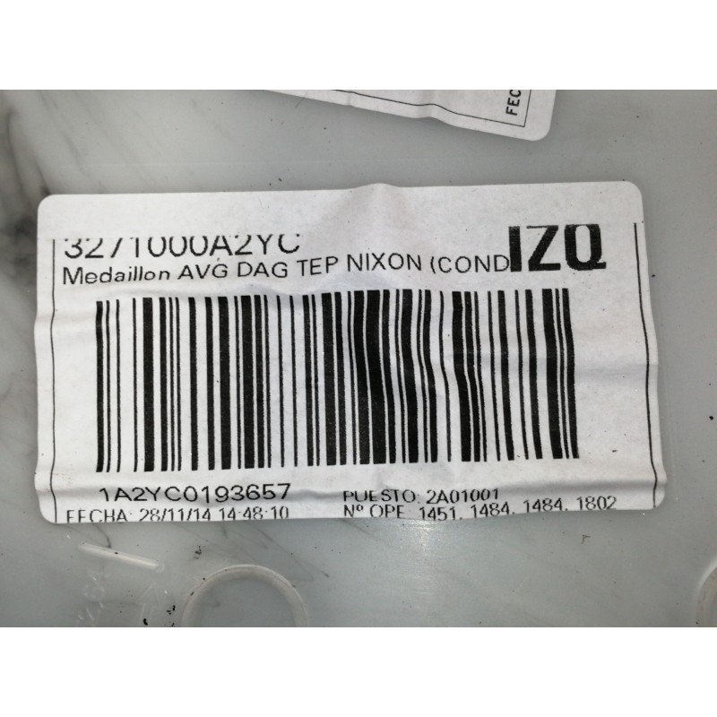 Recambio de guarnecido puerta delantera izquierda para citroën c4 picasso 1.6 e-hdi fap referencia OEM IAM 6307126163 6307126435