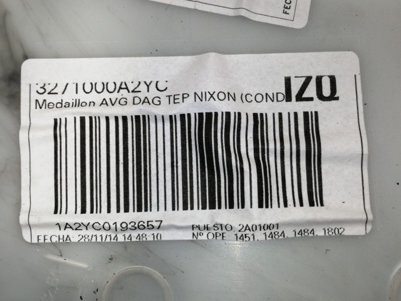 Recambio de guarnecido puerta delantera izquierda para citroën c4 picasso 1.6 e-hdi fap referencia OEM IAM 6307126163 6307126435