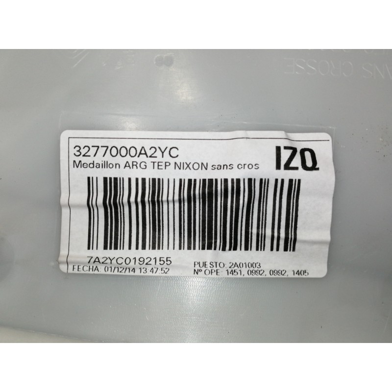Recambio de guarnecido puerta trasera izquierda para citroën c4 picasso 1.6 e-hdi fap referencia OEM IAM 6307126250 6307141786 /