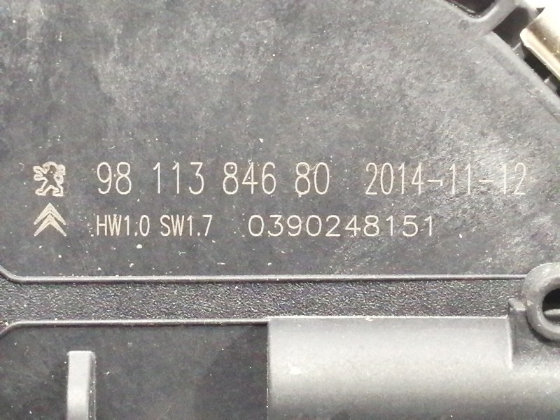 Recambio de motor limpia delantero para citroën c4 picasso 1.6 e-hdi fap referencia OEM IAM 9811384680 0390248151 143167697521