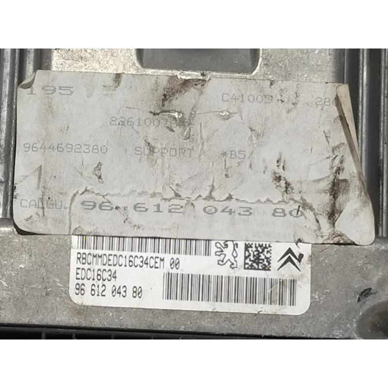 Recambio de centralita motor uce para citroën c4 berlina vtr plus referencia OEM IAM 9661204380  