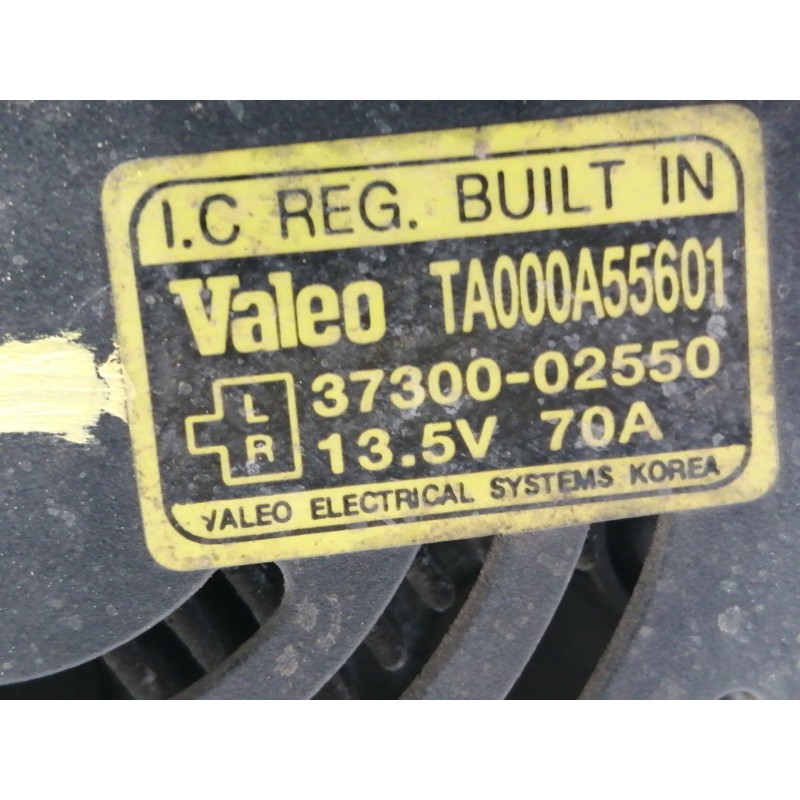 Recambio de alternador para hyundai getz (tb) 1.1 gl referencia OEM IAM 3730002550 3730002550 