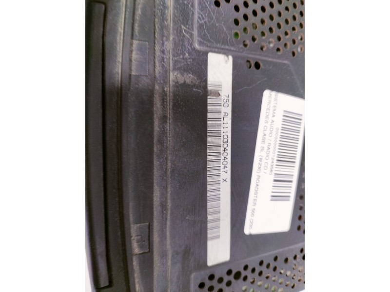 Recambio de sistema audio / radio cd para mercedes-benz clase sl (w230) roadster 500 (230.475) referencia OEM IAM A2308200586 75