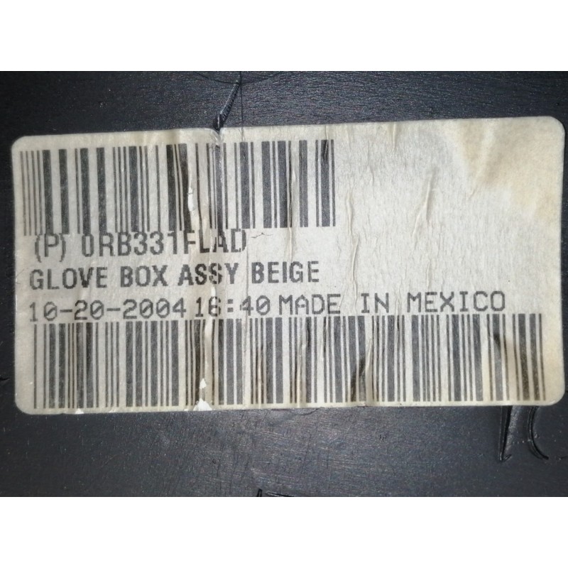 Recambio de guantera para chrysler pt cruiser (pt) 2.2 crd limited referencia OEM IAM 0RB331FLAD  