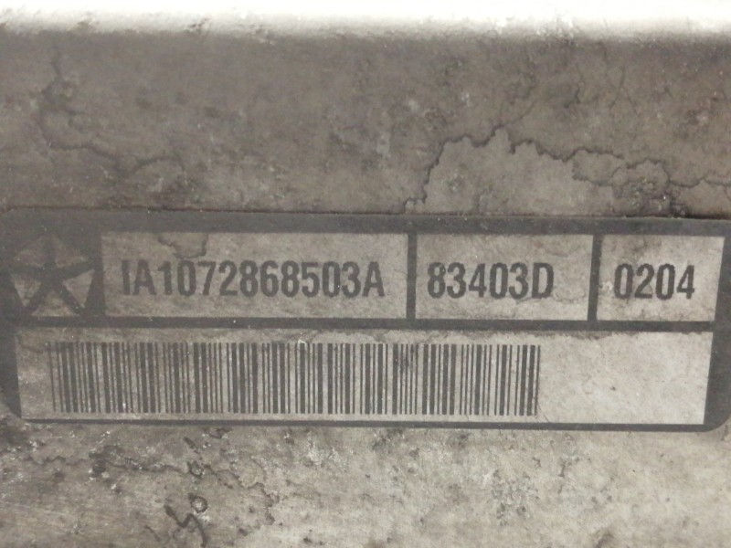 Recambio de intercooler para chrysler voyager (rg) 2.5 crd se referencia OEM IAM IA1072868503A 83403D 
