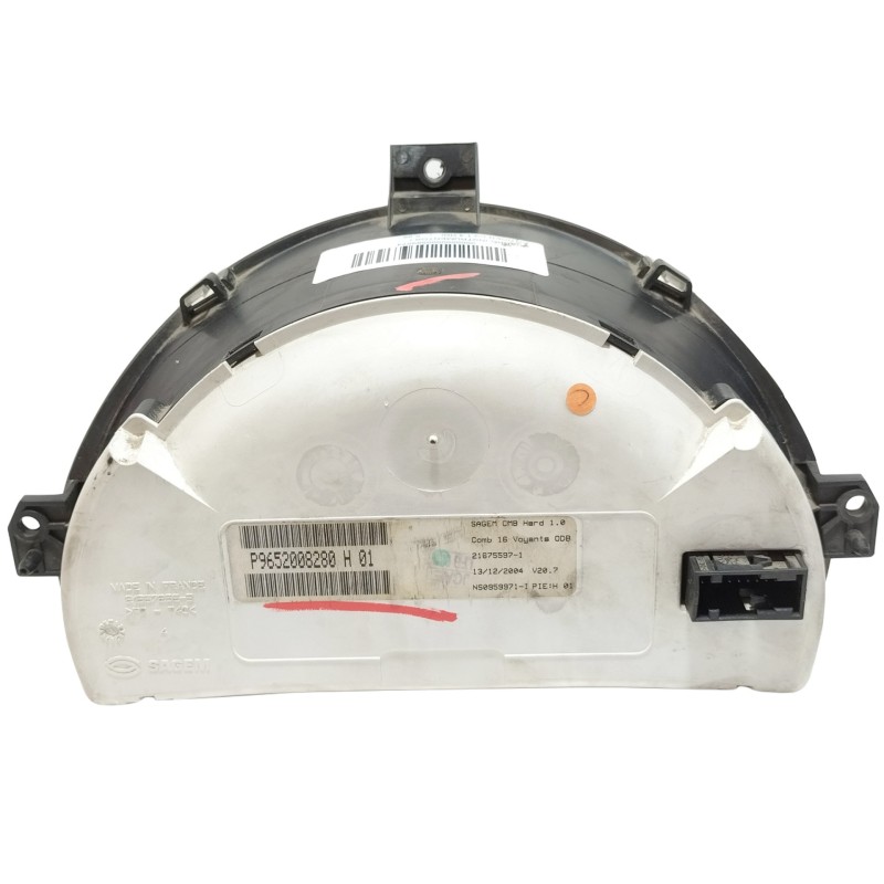 Recambio de cuadro instrumentos para citroën c3 1.4 hdi referencia OEM IAM P9652008280  