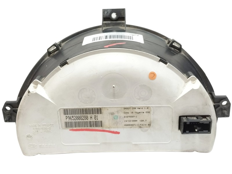 Recambio de cuadro instrumentos para citroën c3 1.4 hdi referencia OEM IAM P9652008280  