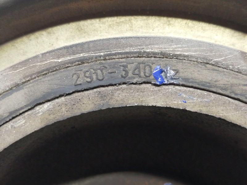 Recambio de polea cigueñal para iveco daily caja abierta / volquete 35 - c 12 caja abierta referencia OEM IAM 290340  