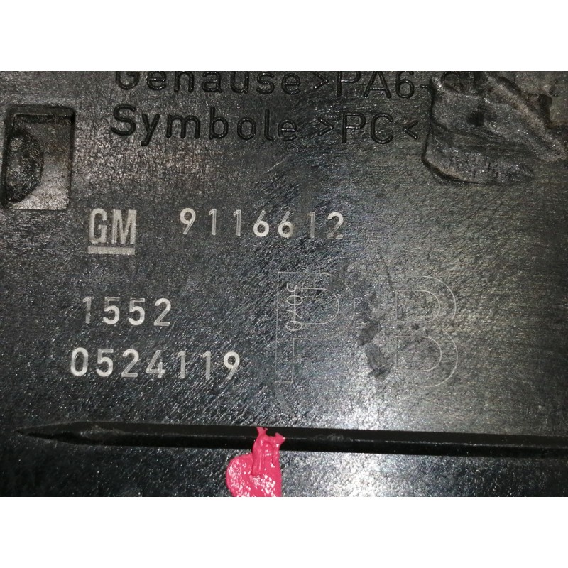 Recambio de mando luces para opel corsa c club referencia OEM IAM 9116612  