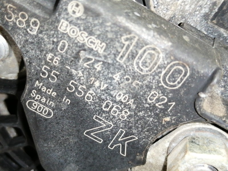 Recambio de alternador para opel corsa c essentia referencia OEM IAM 0124425021  