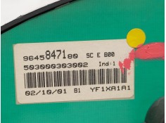 Recambio de cuadro instrumentos para peugeot 206 berlina xs referencia OEM IAM 9645847180   2