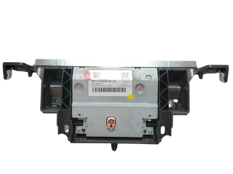 Recambio de pantalla multifuncion para peugeot 3008 gt line referencia OEM IAM 9810032680  