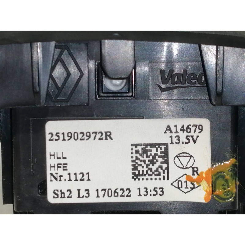 Recambio de mando luces para renault megane iv berlina 5p 1.2 tce energy referencia OEM IAM 251902972R  